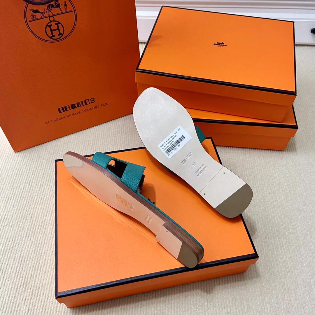 에르메스 올수공 오란 슬리퍼 샌들 앱송 15